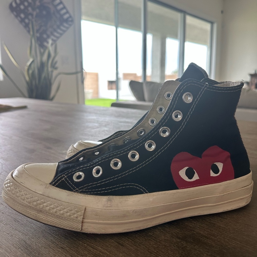 Converse x Comme des Garçons Play Chuck 70 High-Top Sneakers